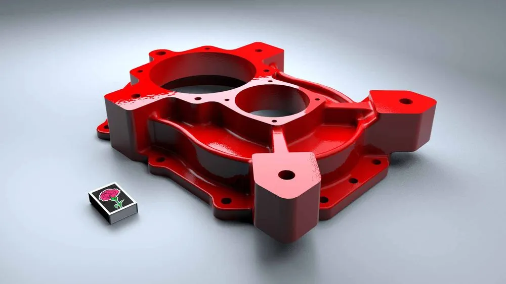 Cover with feet of horizontal gearbox NO.11.12 — photo