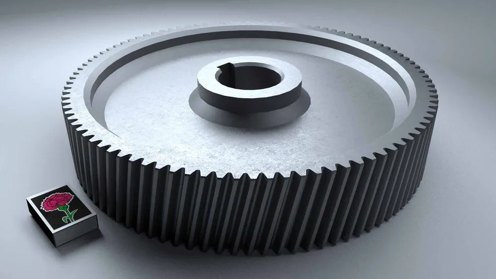 Pinion main gear to the belt reducer TSN.02.020 — photo