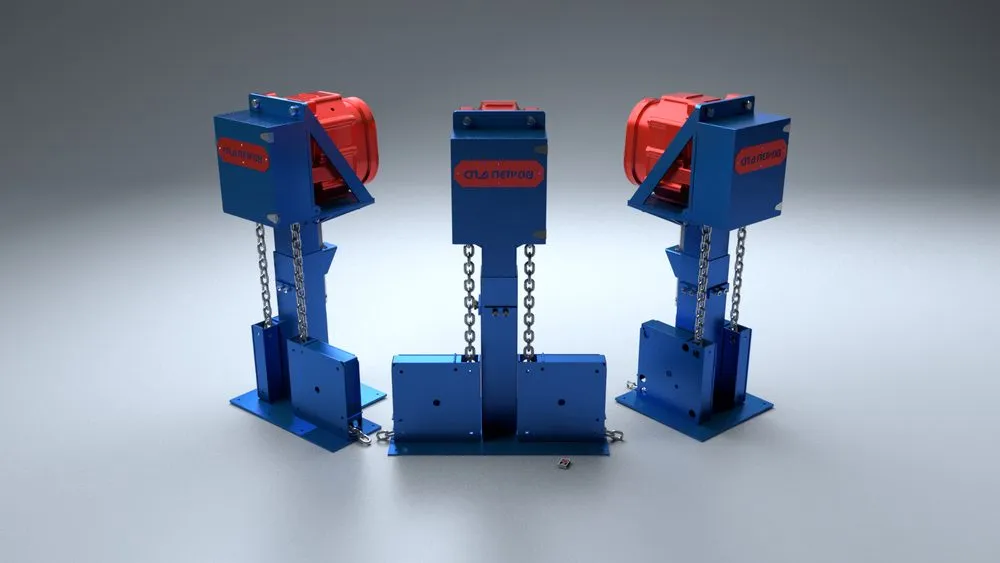 SC scraper reversing damper — photo