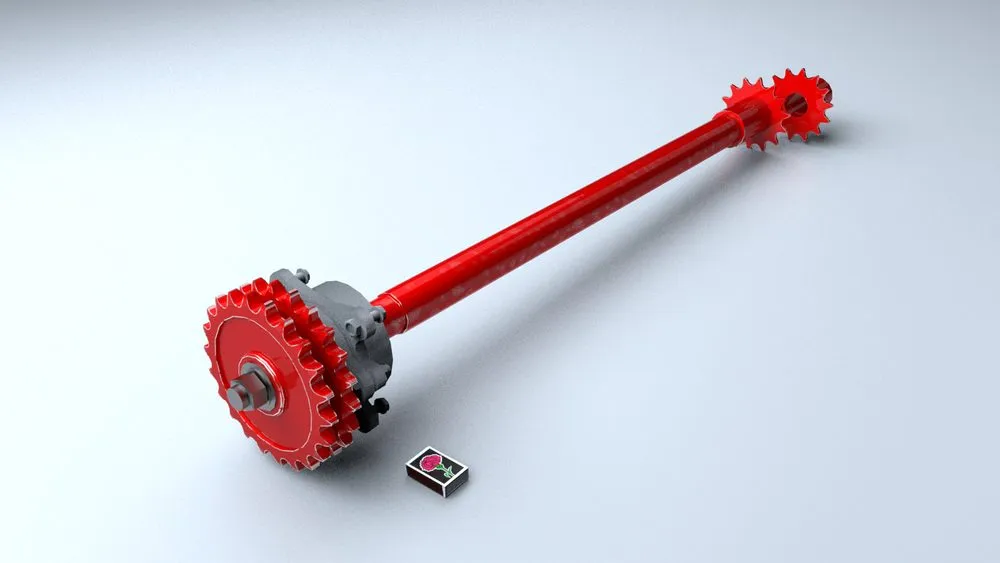 Bitter drive shaft assembly — photo